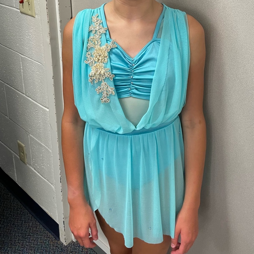 Weissman Child dance costume with additional sequins